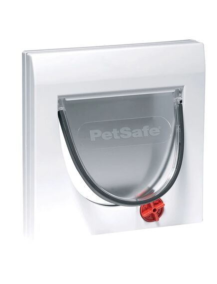 Petsafe clapetă manuală cu 4 căi pentru pisici & tunel classic 917 alb