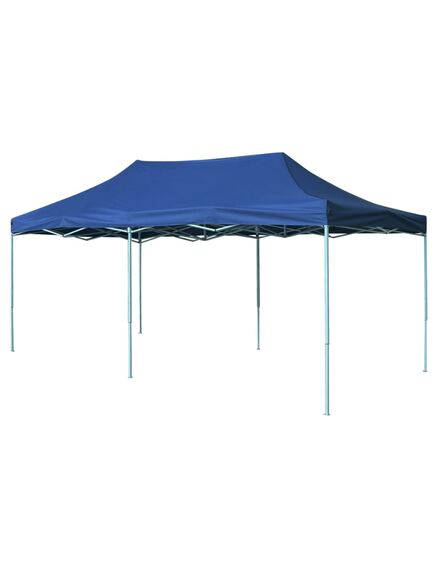 42506  foldable tent pop-up 3x6 m blue