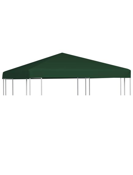 Acoperiș de pavilion, 310 g/m², verde, 3 x 3 m