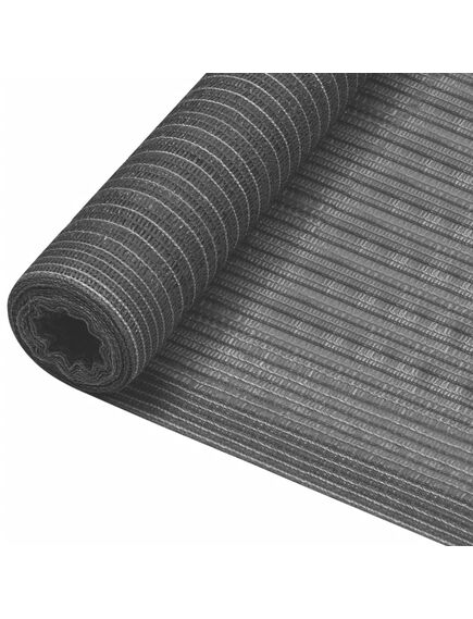 Plasă pentru intimitate, antracit, 1,2x10 m, hdpe, 75 g/m²