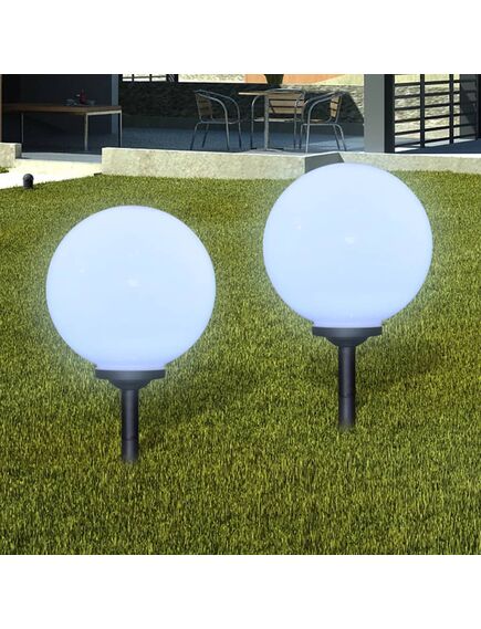 Lămpi de exterior pentru alei led 2 buc. 30 cm, cu țăruș de sol