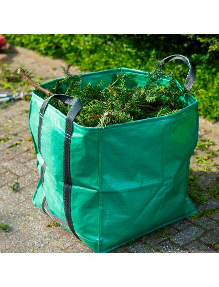 Nature sac de deșeuri pentru grădină, verde, 252 l, pătrat, 6072405