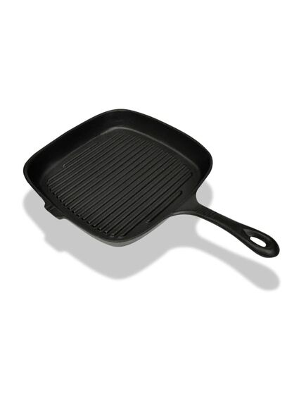 Tigaie grill fontă, 24 x 23 cm.