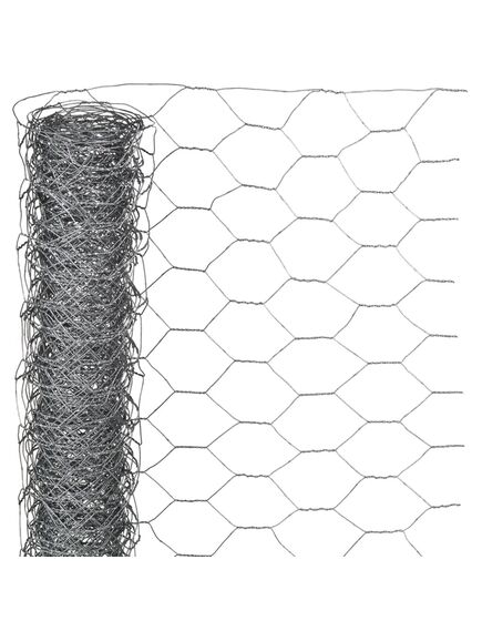 Nature plasă din sârmă, 1x10 m, oțel galvanizat, 25 mm, hexagonal