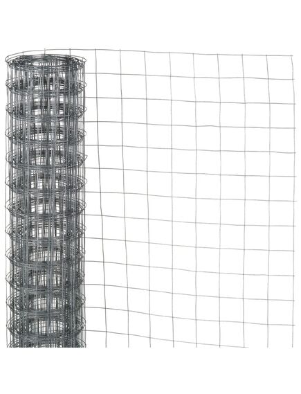 Nature plasă din sârmă, 0,5x2,5 m, 13 mm, oțel galvanizat, pătrat