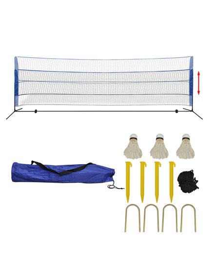 Set fileu de badminton, cu fluturași, 500x155 cm