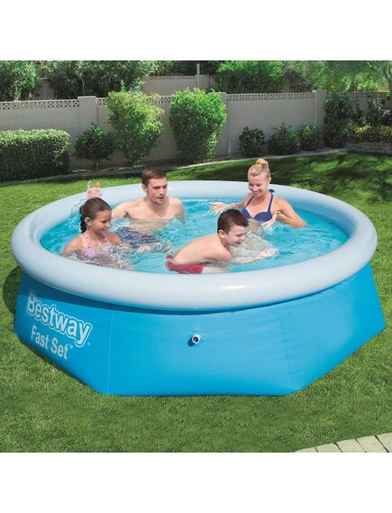 Bestway piscină gonflabilă fast set, 244 x 66 cm, rotundă, 57265