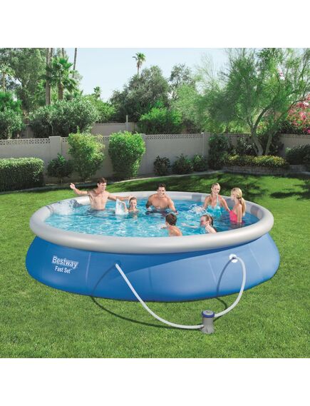 Bestway set piscină fast set, 457 x 84 cm, 57313