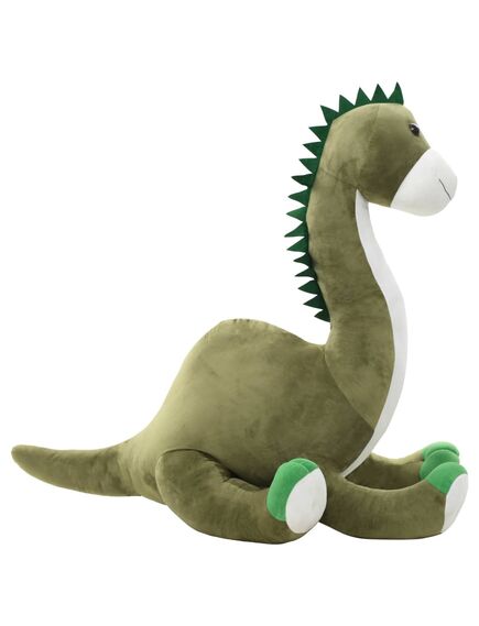 Jucărie dinozaur brontosaurus, verde, pluș