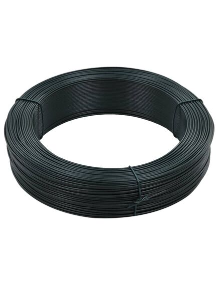 Fir de tensionare pentru gard 250 m 1,4/2 mm verde închis, oțel