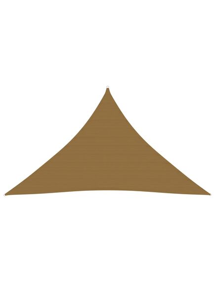 Pânză parasolar, gri taupe, 4x4x5,8 m, hdpe, 160 g/m²