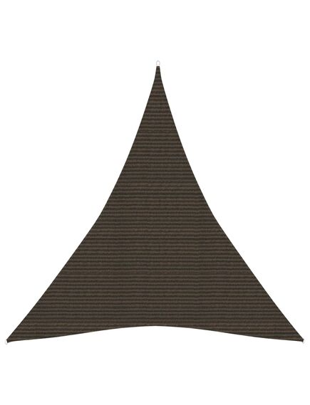 Pânză parasolar, maro, 4x5x5 m, hdpe, 160 g/m²