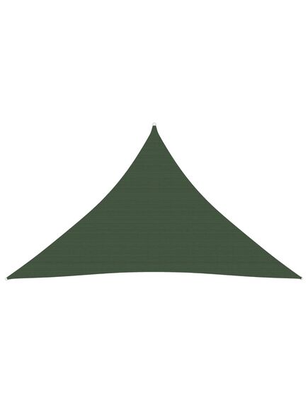 Pânză parasolar, verde închis, 4x4x5,8 m, hdpe, 160 g/m²