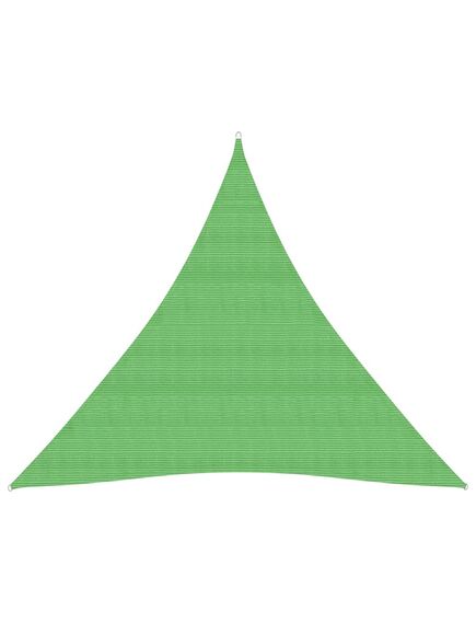 Pânză parasolar, verde deschis, 5x5x5 m, hdpe, 160 g/m²