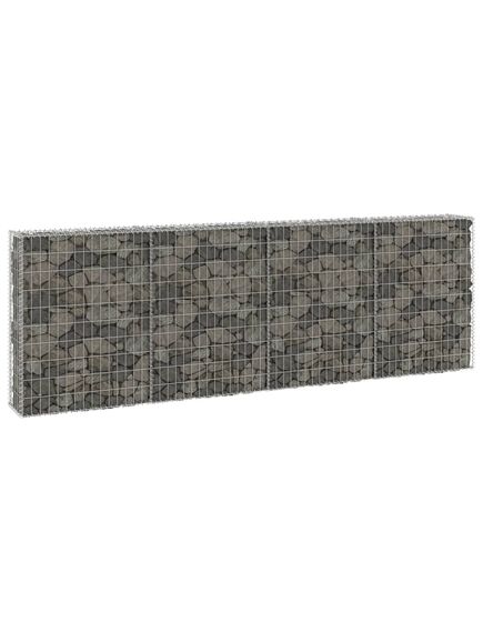 Perete gabion cu capace, 300 x 30 x 100 cm, oțel galvanizat