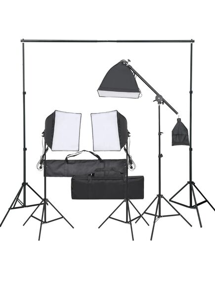 Kit studio foto cu set de lămpi