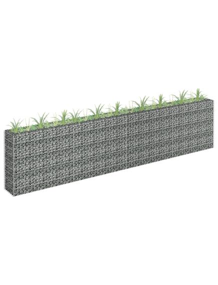 Strat înălțat gabion, 360 x 30 x 90 cm, oțel galvanizat