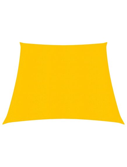 Pânză parasolar, galben, 3/4x2 m, hdpe, 160 g/m²