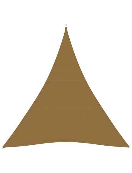 Pânză parasolar, gri taupe, 5x6x6 m, hdpe, 160 g/m²