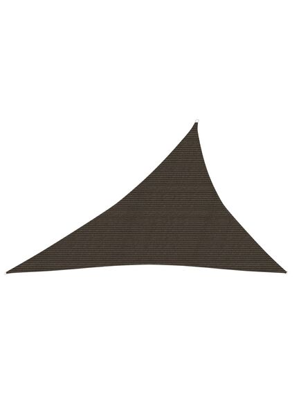 Pânză parasolar, maro, 4x5x6,8 m, hdpe, 160 g/m²