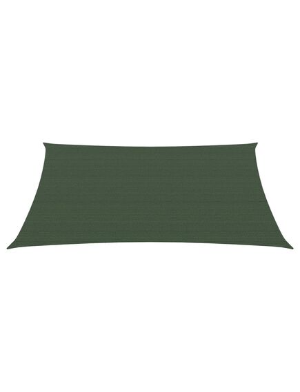 Pânză parasolar, verde închis, 3/4x3 m, hdpe, 160 g/m²