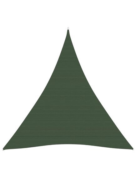 Pânză parasolar, verde închis, 3x4x4 m, hdpe, 160 g/m²