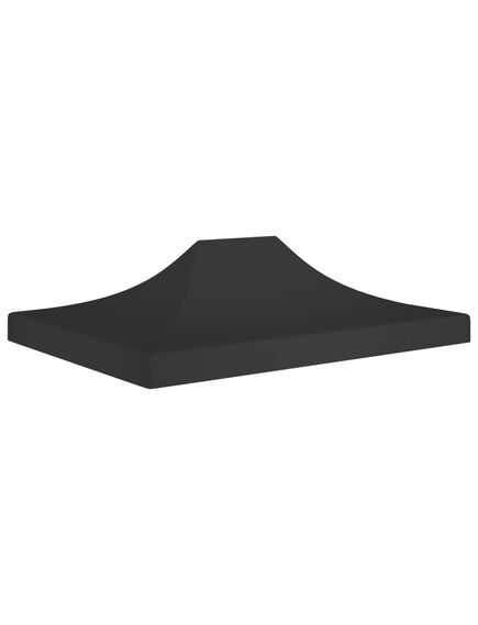 Acoperiș pentru cort de petrecere, negru, 4 x 3 m, 270 g/m²