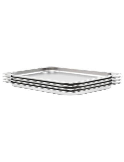 Recipiente gastronorm 4 buc. gn 1/1 20 mm oțel inoxidabil