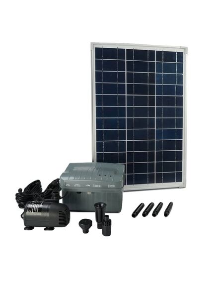 Ubbink set solarmax 1000 cu panou solar, pompă și baterie 1351182