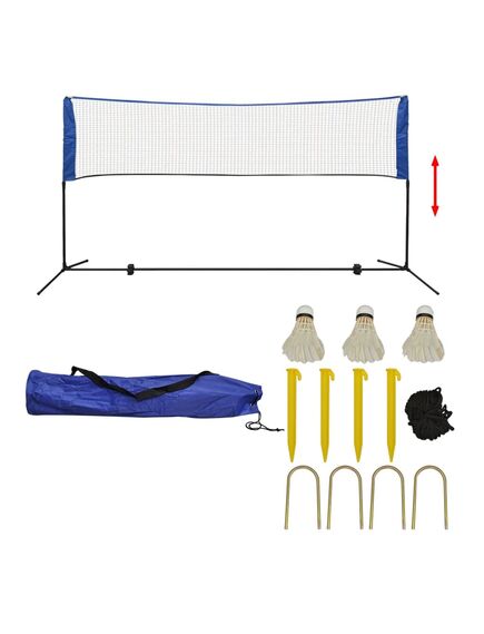 Set fileu de badminton, cu fluturași, 300x155 cm