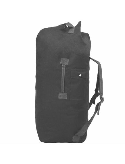 Rucsac în stil militar, 85 l, negru