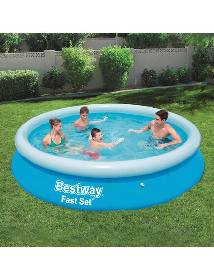 Bestway piscină gonflabilă fast set, 366 x 76 cm, rotundă, 57273