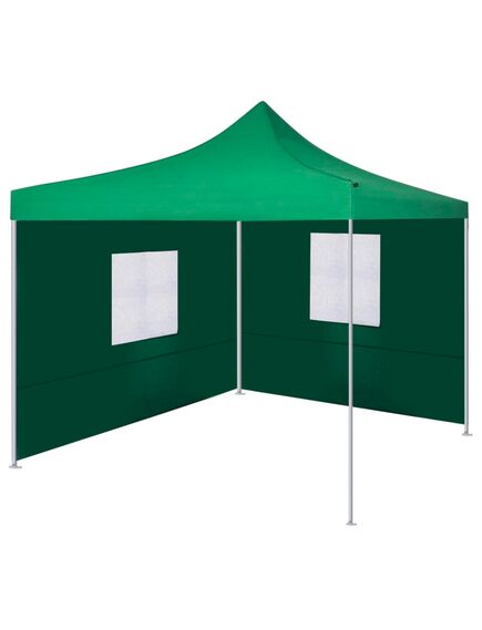 Cort pliabil cu 2 pereți, verde, 3 x 3 m