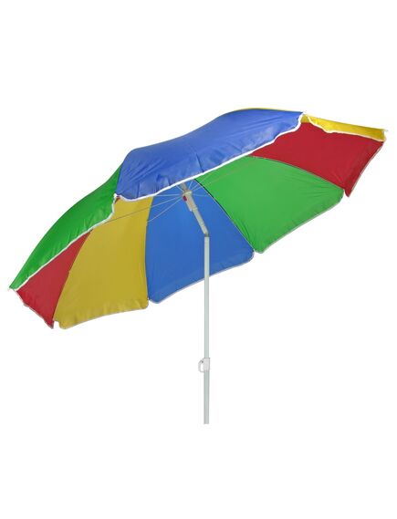 Hi umbrelă de soare de plajă, multicolor, 150 cm