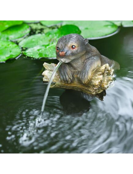 442057 ubbink floating spitter garden fountain otter