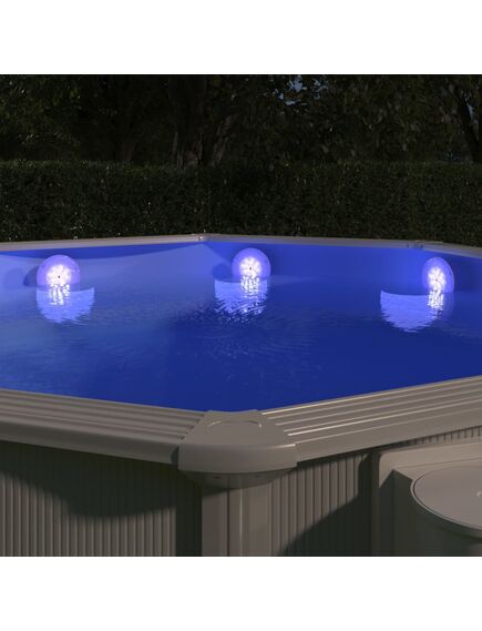 Lampă led plutitoare de piscină, cu telecomandă, multicolor