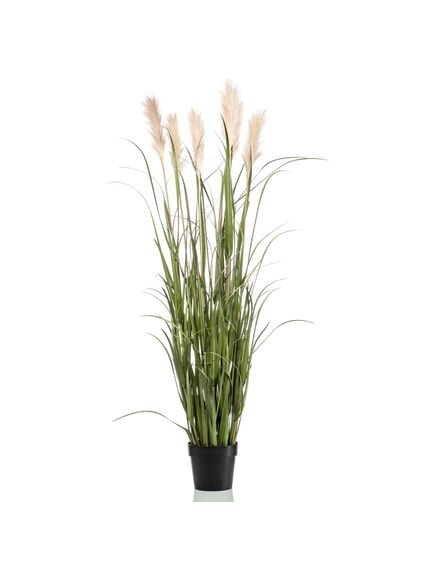 Emerald plantă artificială pampas în ghiveci, 160 cm