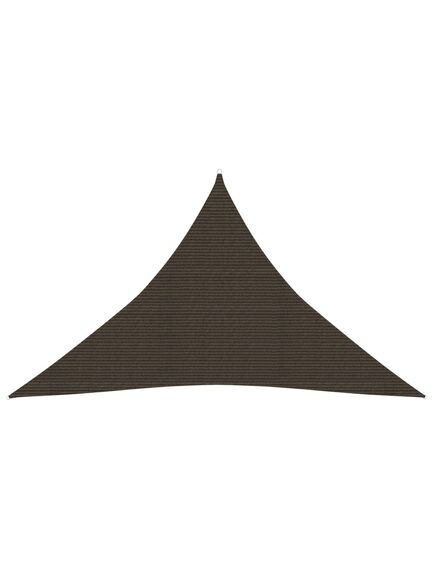 Pânză parasolar, maro, 5x5x6 m, hdpe, 160 g/m²