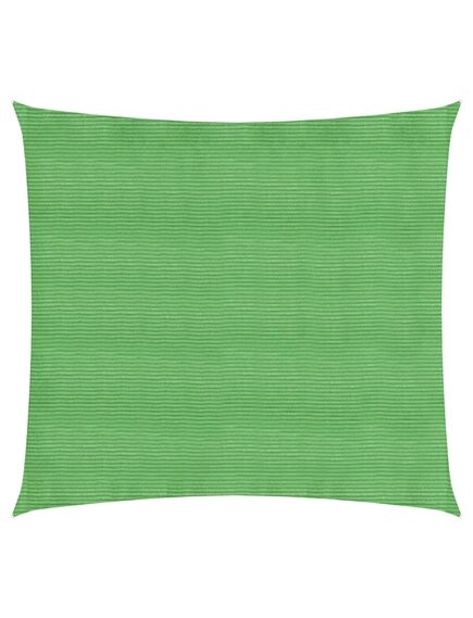 Pânză parasolar, verde deschis, 3,6 x 3,6 m, hdpe, 160 g/m²