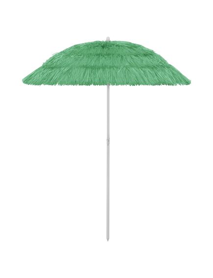 Umbrelă de plajă hawaii, verde, 180 cm