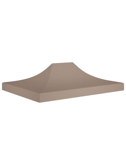 Acoperiș pentru cort de petrecere, gri taupe, 4 x 3 m, 270 g/m²