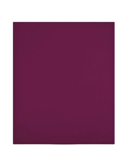 Cearșaf de pat cu elastic, 2 buc, bordo, 140x200 cm, bumbac