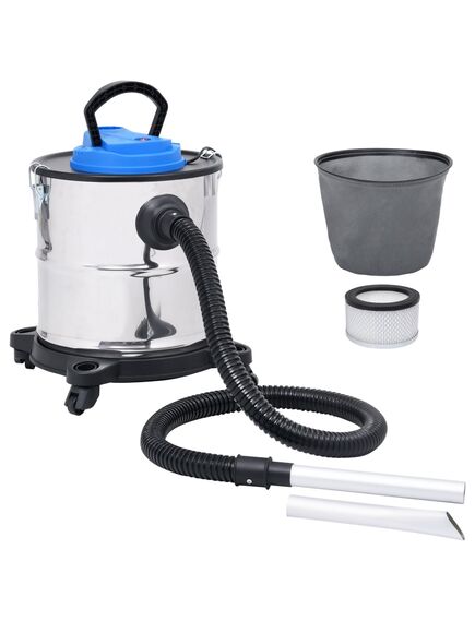 Aspirator de cenușă filtru hepa, 1200 w, 20 l, oțel inoxidabil