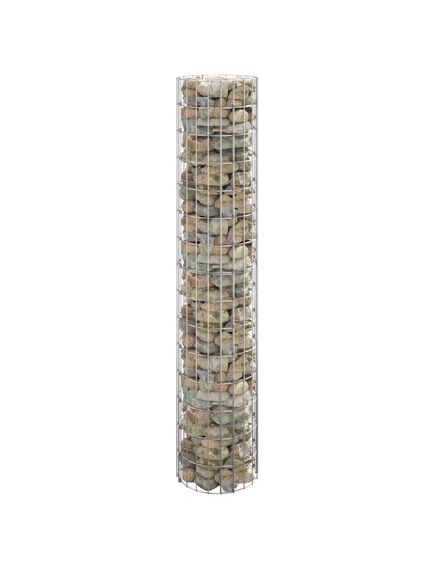 Stâlp de gabion, Ø30x150 cm, oțel galvanizat, circular