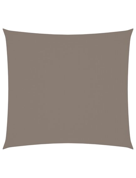 Parasolar, gri taupe, 2,5x2,5 m, țesătură oxford, pătrat