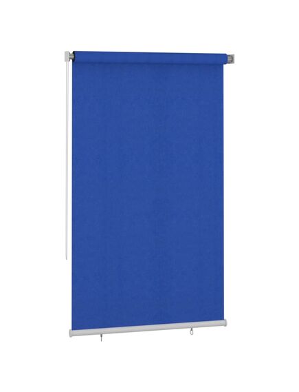 Jaluzea tip rulou de exterior, albastru, 140x230 cm, hdpe