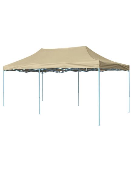 42507  foldable tent pop-up 3x6 m cream white