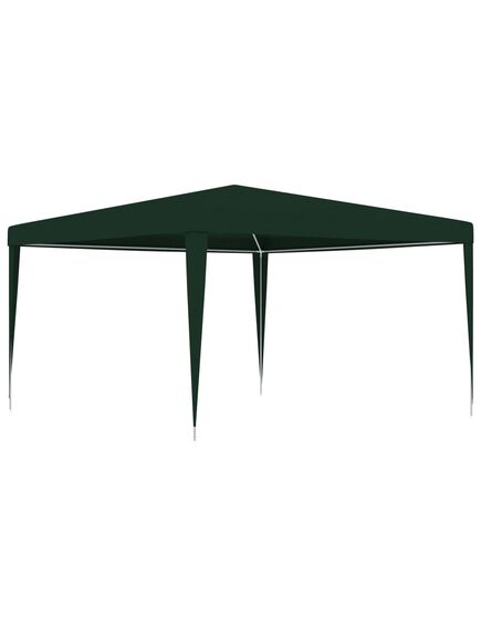 Cort de petrecere profesional, verde, 4 x 4 m, 90 g/m²