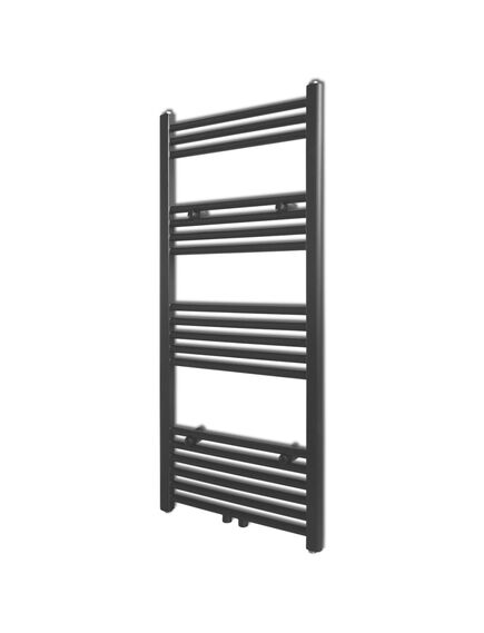 Radiator port-prosop încălzire centrală baie drept negru 500 x 1160 mm