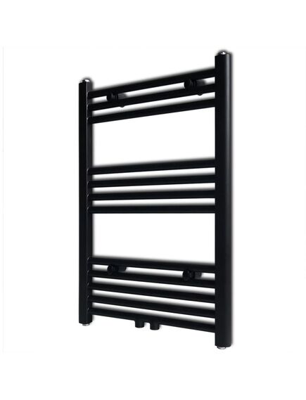 Radiator port-prosop încălzire centrală baie drept negru 500 x 764 mm